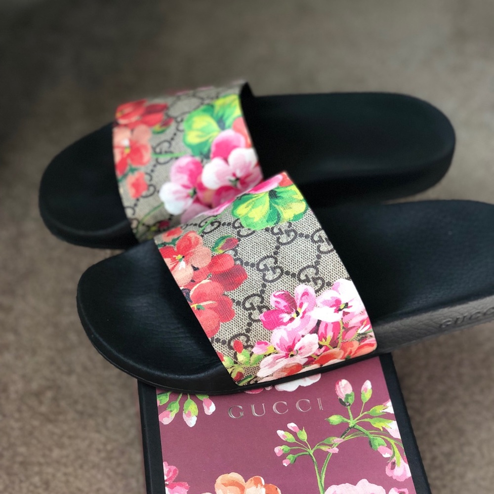 Authentic Gucci Blooms slides